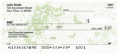 Flower Girl Personal Checks | OPC-08