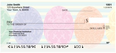 Easter Eggs Personal Checks | REL-56