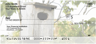 Scenic Birdhouses Personal Checks | SCE-04