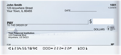 Winter on the Prairie Personal Checks | SCE-07