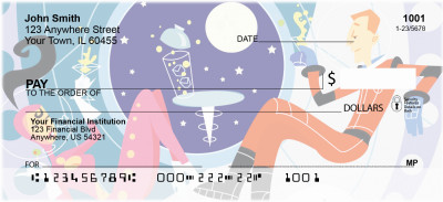 Retro Space Personal Checks | SPA-02