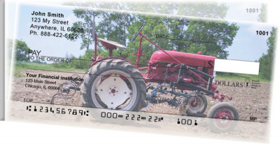 Tractors Side Tear Personal Checks | STTRA-02