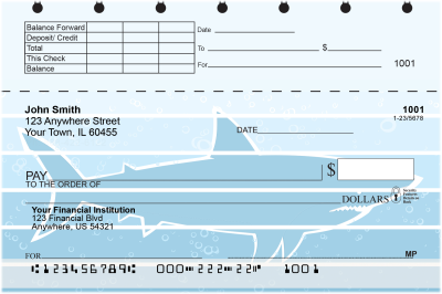 Silhouette Sharks Top Stub Checks | TSANI-025