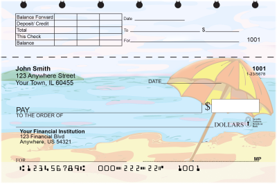 Just Beachy Top Stub Checks | TSBEA-03