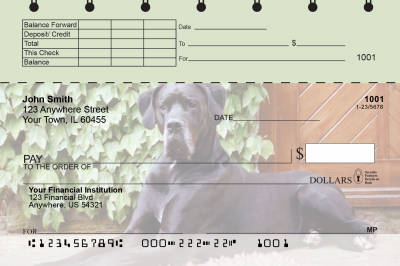 Great Danes Top Stub Checks | TSDOG-17