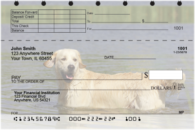 Golden Retriever Top Stub Checks | TSDOG-39