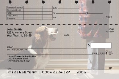Basset Hound Top Stub Checks | TSDOG-71