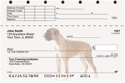 Boxer Top Stub Checks | TSDOG-95