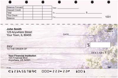 Signs of Spring Top Stub Checks | TSFLO-009