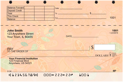 Beaks and Branches Top Stub Checks | TSNAT-87