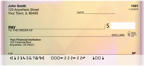 Colorful Collage Personal Checks | ABS-06