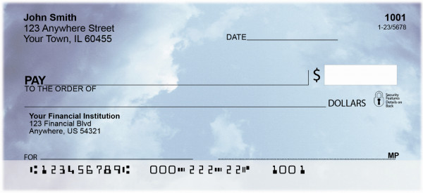 Out Of The Blue Personal Checks | ABS-21