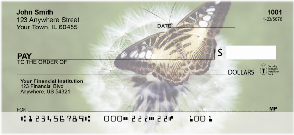 Butterflies in Nature Personal Checks | ANI-17