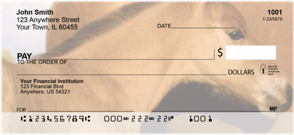 Horses Up Close and Personal Personal Checks | ANI-83