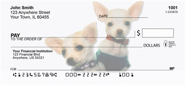 More Chihuahuas Personal Checks | DOG-05