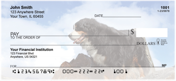 Bernese Mountain Dogs Personal Checks | DOG-93