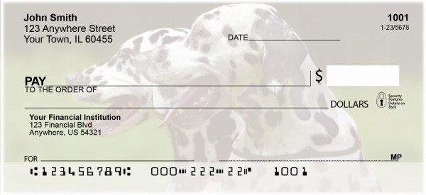Dalmatian Dogs Personal Checks | EVC-49