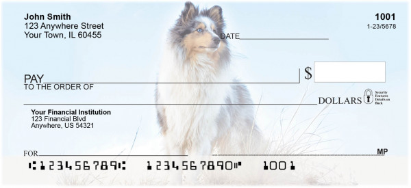 Shetland Sheepdog Personal Checks | GCA-67