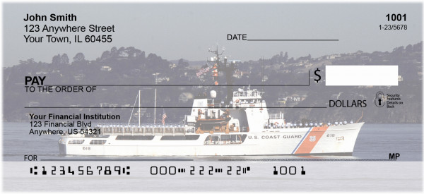 Coast Guard Cutters Personal Checks | GCB-34