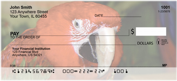 Macaws Up Close Personal Checks | GCC-14