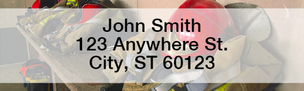 Firefighting Equipment Narrow Address Labels | LRPRO-51