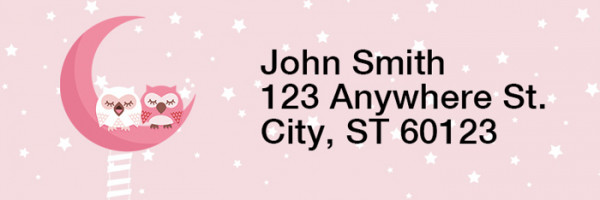 Owls Rectangle Address Labels | LRROPC-13