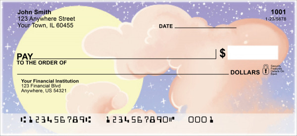 Celestial Clouds Personal Checks | MCL-05