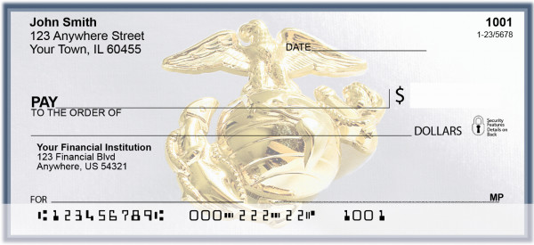 Marine Corps Emblem Personal Checks | MIL-17