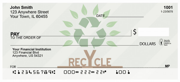 Recycle Tree Personal Checks | RIB-25