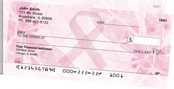 Breast Cancer Side Tear Personal Checks | STEVC-31