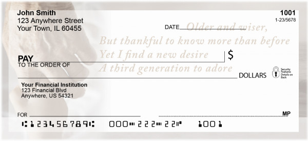 Grandparents Personal Checks by Sweet Intentions | SWE-02