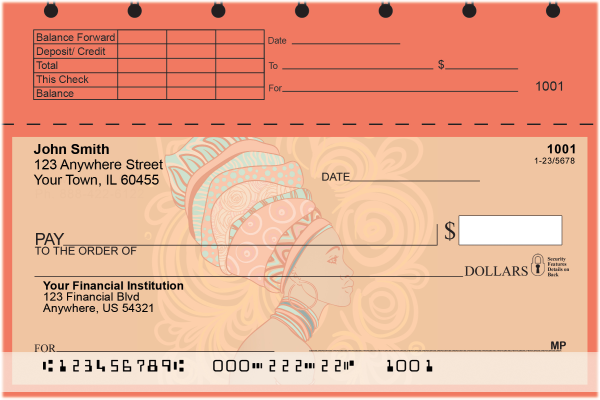 Gele Top Stub Checks | TSAFR-17