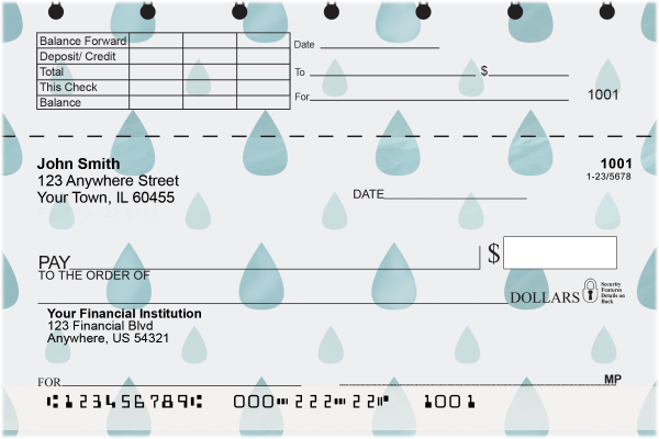 April Showers Top Stub Checks | TSGEP-005